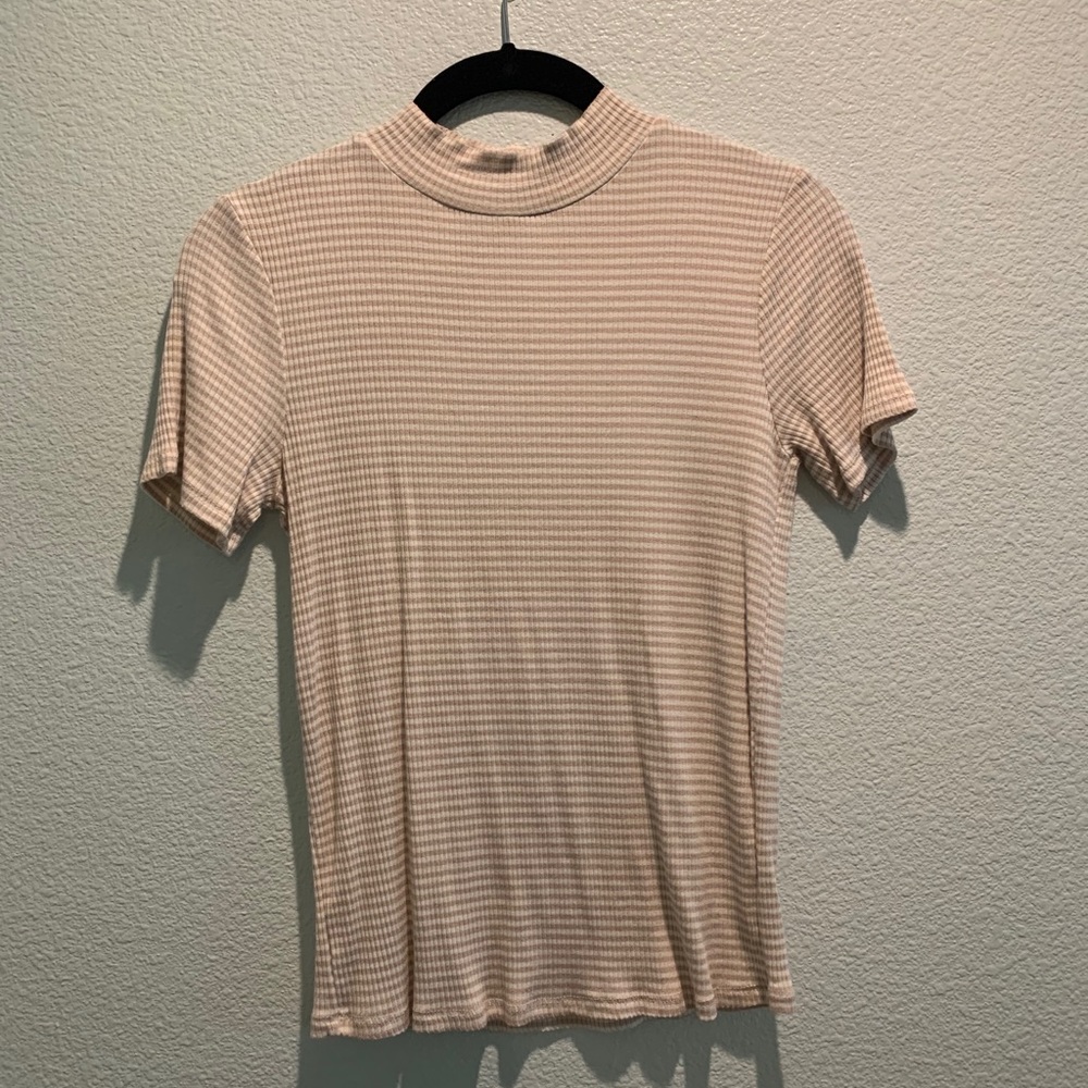 Striped Tight-Fitting Top